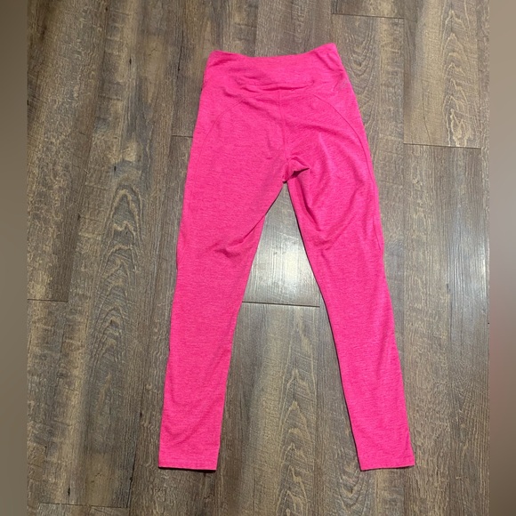 Ivory Ella hot pink high waisted leggings retro color elephants. Size M - Picture 2 of 7